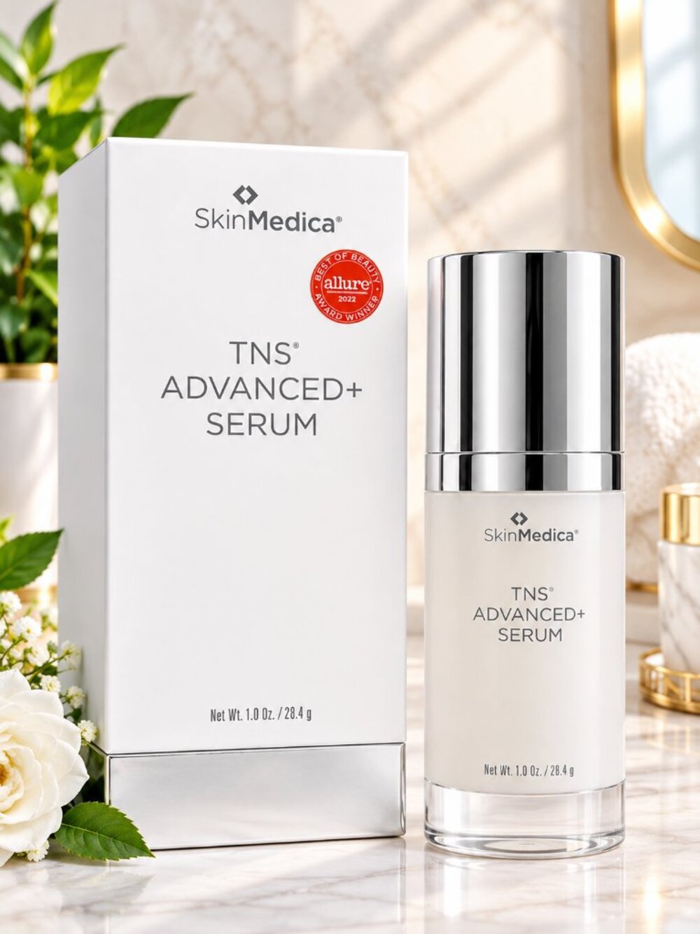 SkinMedica TNS Advanced+ Serum 1oz 28.4g Anti Aging Facial Serum New Exp 2028